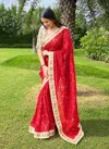 Roopkala By Teeya Faux Georgette Party Wear Sarees Catalog